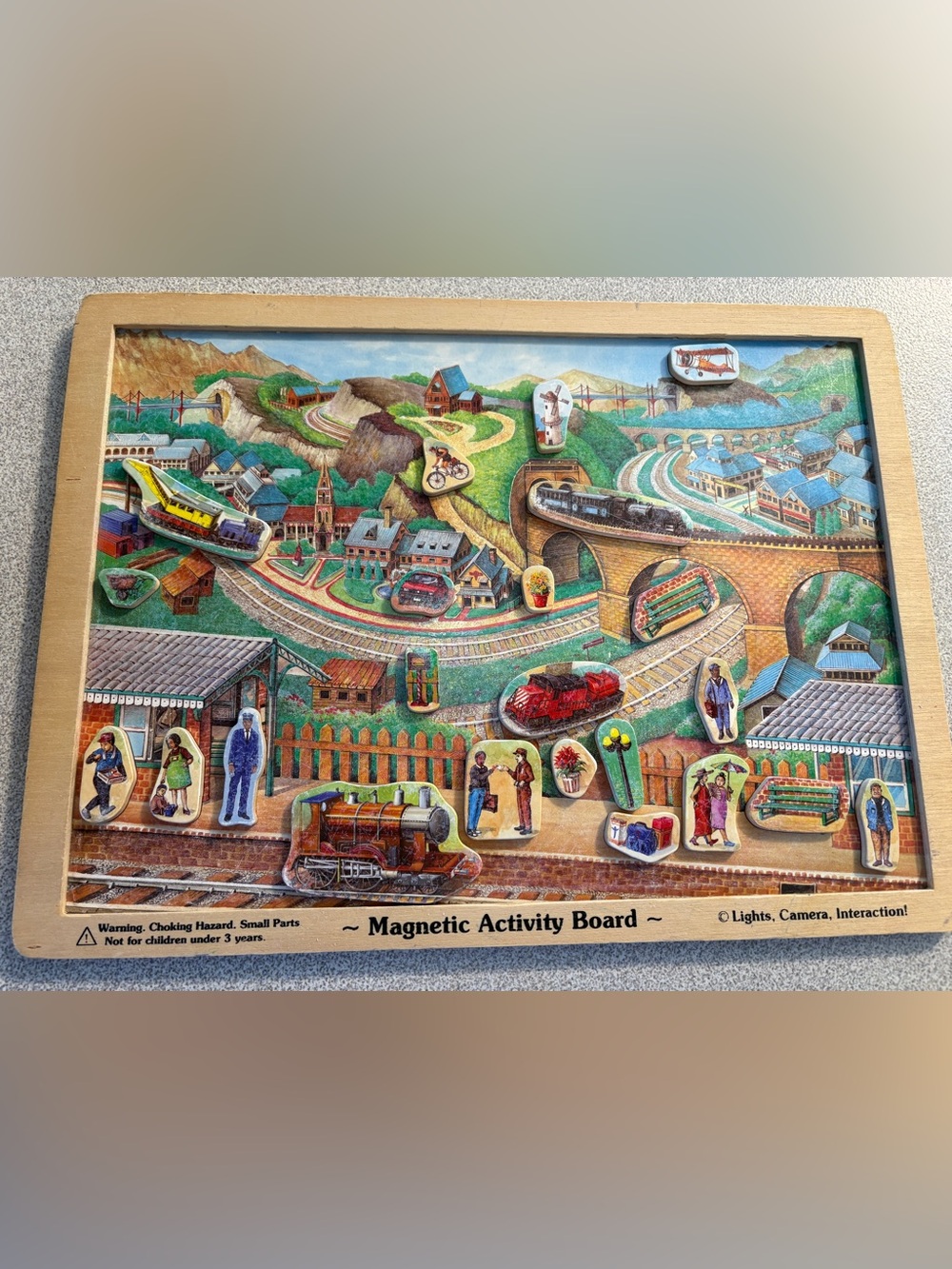 Melissa & Doug Magnetic Activity Board- Vintage